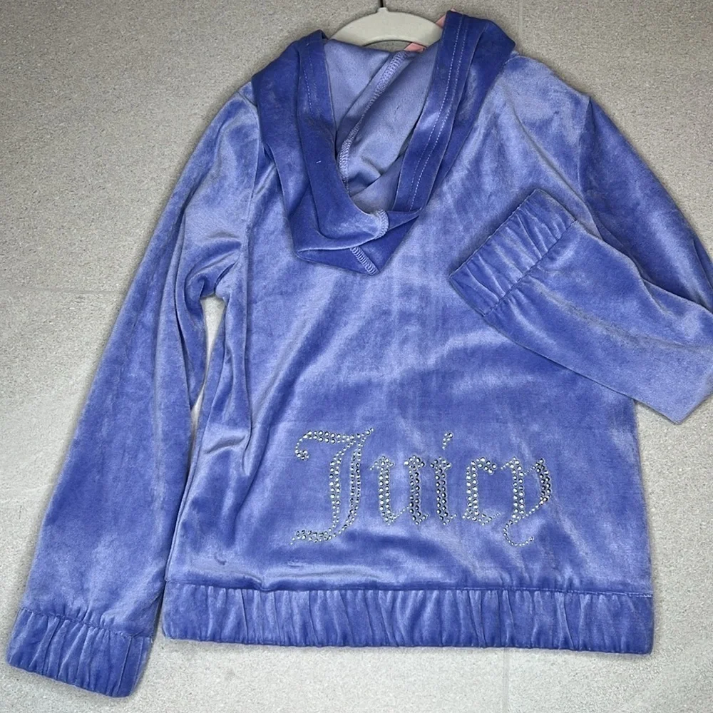 Juicy Couture Girl's Velour Zip Hoodie! NWT!
